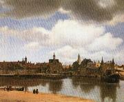 Jan Vermeer Rotterdam Canal oil